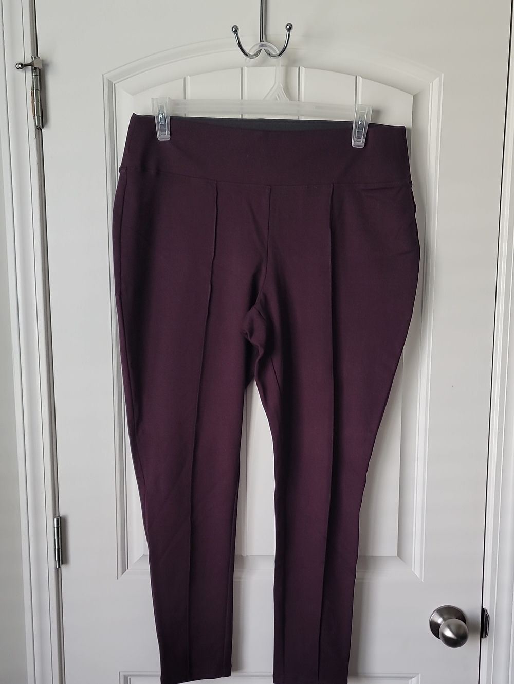 Women's Nine West XL Burgandy/Wine Leggings NWOT